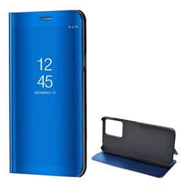 Gigapack aktív flippes mobiltelefon tok, tükrös felülettel - kék | Xiaomi Redmi Note 12 Pro-0