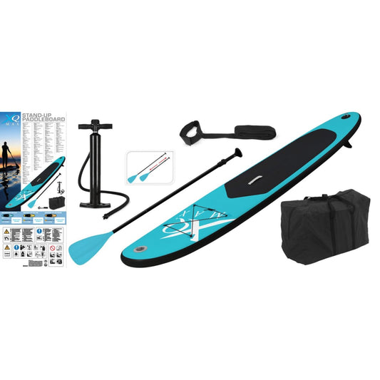 XQ Max fekete és kék felfújható állószörf 285 cm