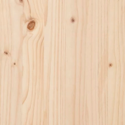 tömör fenyőfa ágyfejtámla 96 x 4 x 100 cm