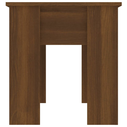 barna tölgyszínű szerelt fa dohányzóasztal 101x49x52 cm