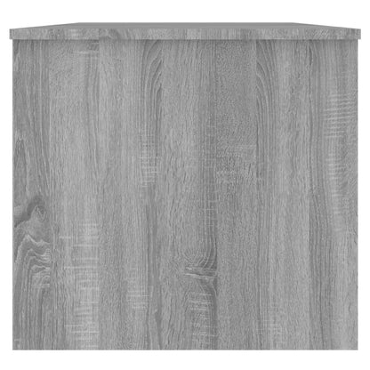 szürke sonoma színű szerelt fa dohányzóasztal 102x50,5x46,5 cm