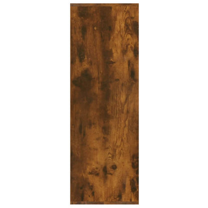 füstös tölgy színű szerelt fa cipőtartó 54 x 34 x 100,5 cm
