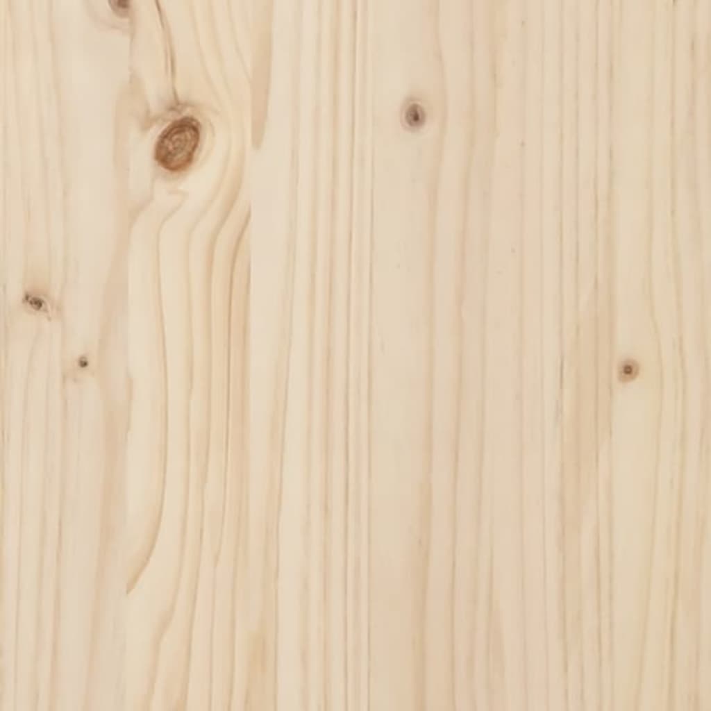 tömör fenyőfa ágyfejtámla 105,5x4x100 cm