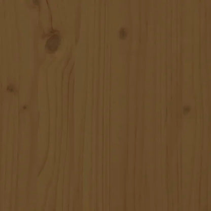 mézbarna tömör fenyőfa ágyfejtámla 154x6x82,5 cm
