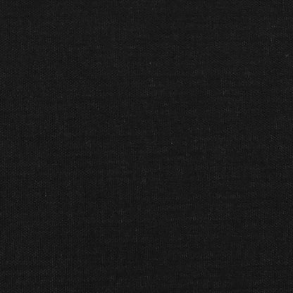 fekete szövet ágykeret 140 x 190 cm