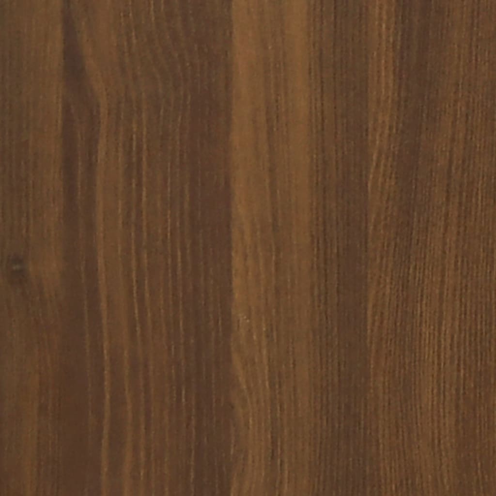 barna tölgyszínű szerelt fa / acél könyvszekrény 100x33x70,5 cm