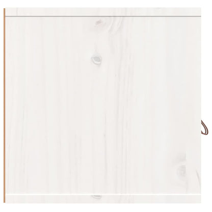 fehér tömör fenyőfa faliszekrény 80 x 30 x 30 cm