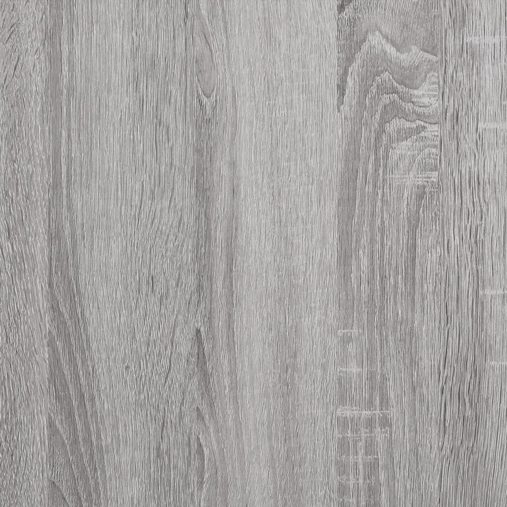 szürke sonoma színű szerelt fa tálalószekrény 40x33x70 cm