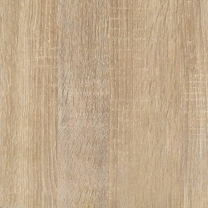 sonoma-tölgyszínű szerelt fa tálalóasztal 80x30x119,5 cm
