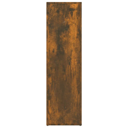 füstös tölgy színű szerelt fa tálalószekrény 80x30x106 cm