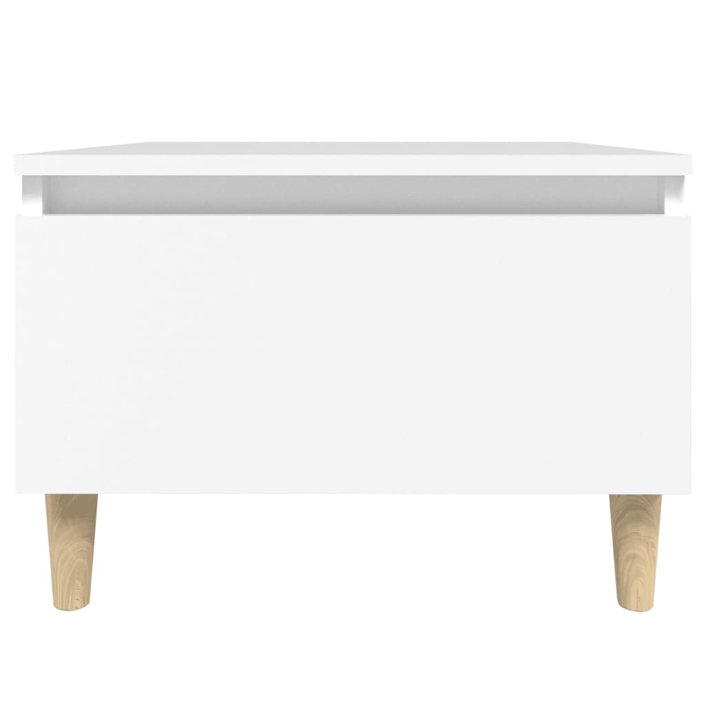 fehér szerelt fa kisasztal 50 x 46 x 35 cm