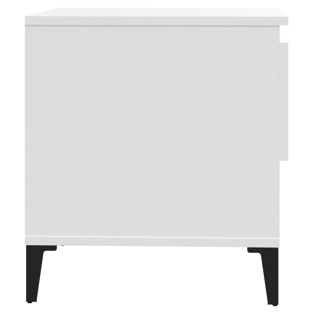 fehér szerelt fa kisasztal 50 x 46 x 50 cm