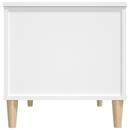 fehér szerelt fa dohányzóasztal 90x44,5x45 cm