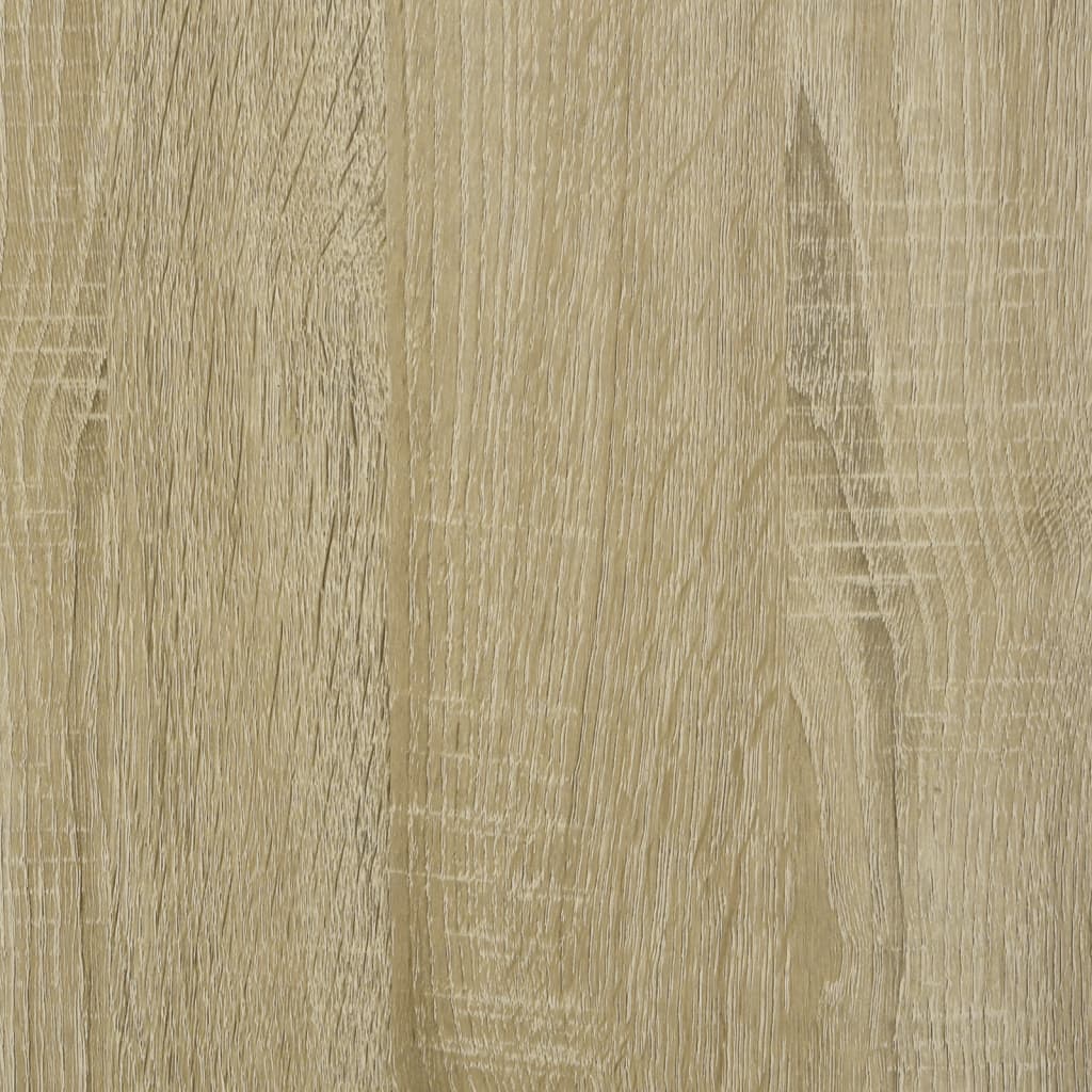 sonoma-tölgyszínű szerelt fa dohányzóasztal 90x44,5x45 cm