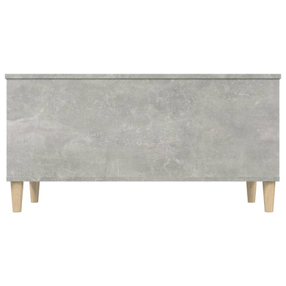 betonszürke szerelt fa dohányzóasztal 90x44,5x45 cm