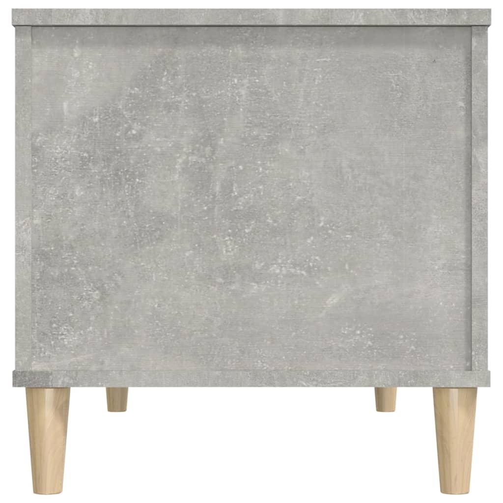 betonszürke szerelt fa dohányzóasztal 90x44,5x45 cm
