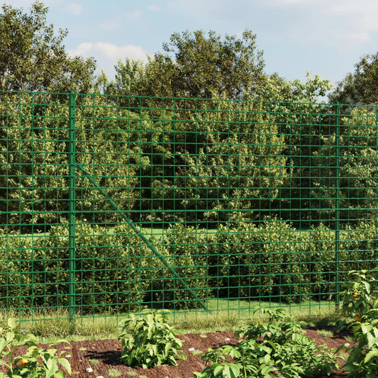 zöld dróthálós kerítés illesztőperemmel 1,6x25 m